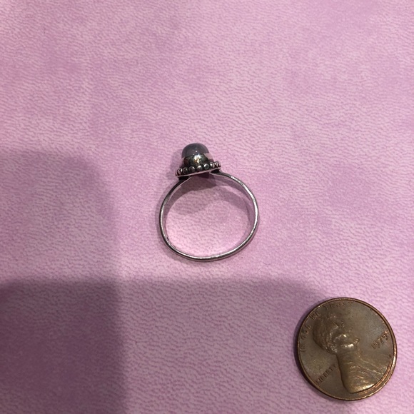 Sterling silver Moonstone ring size 7 - Picture 2 of 3